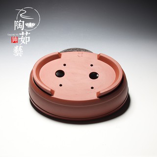 Pot Bunga Bonsai Bentuk Oval Bahan Keramik Warna Ungu Pot Bunga Bonsai Bentuk Oval Bahan Keramik Warna Ungu