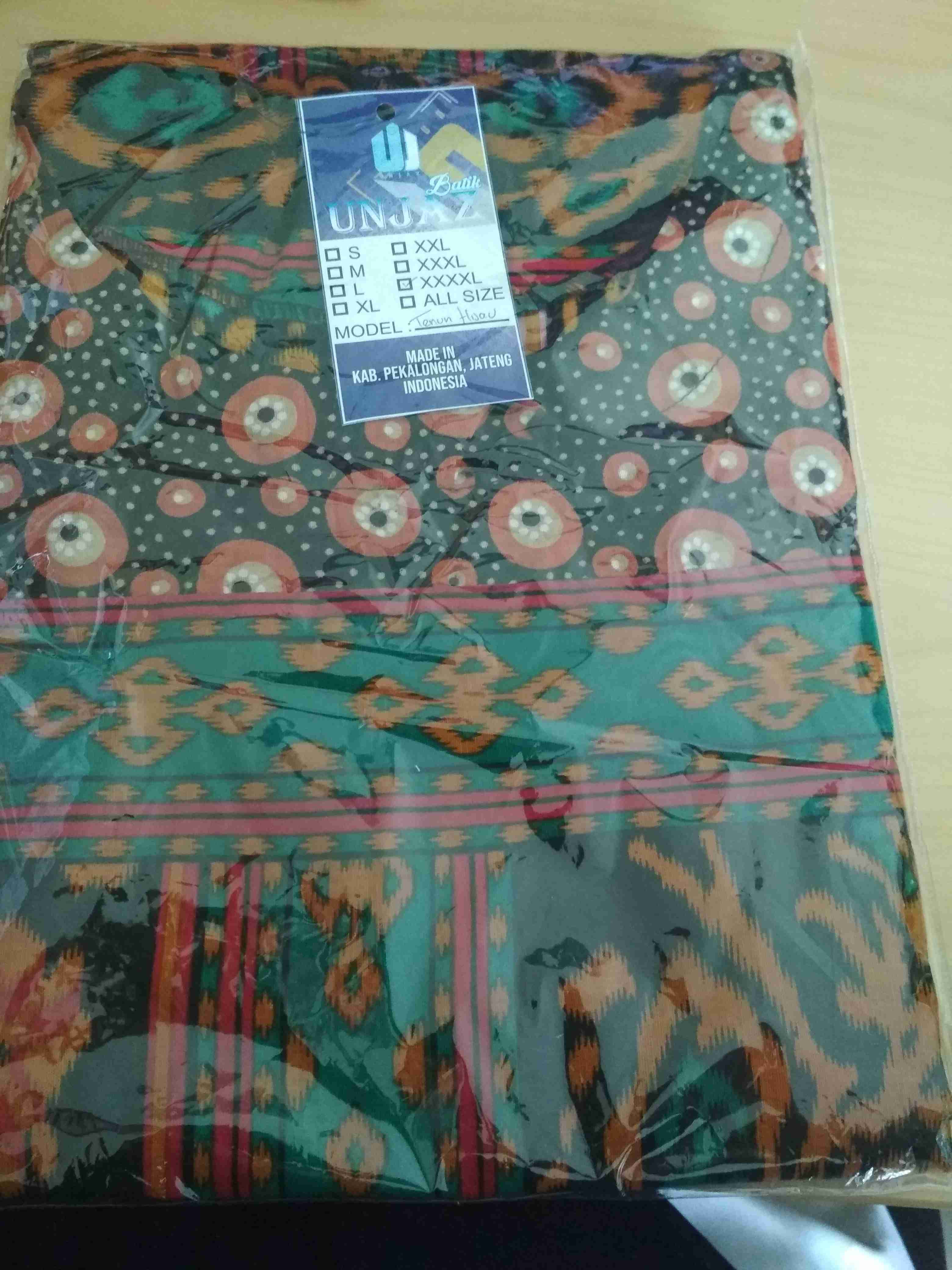 Atasan Tunik Jumbo Batik Big Size Xxxxxxl Ld 140cm
