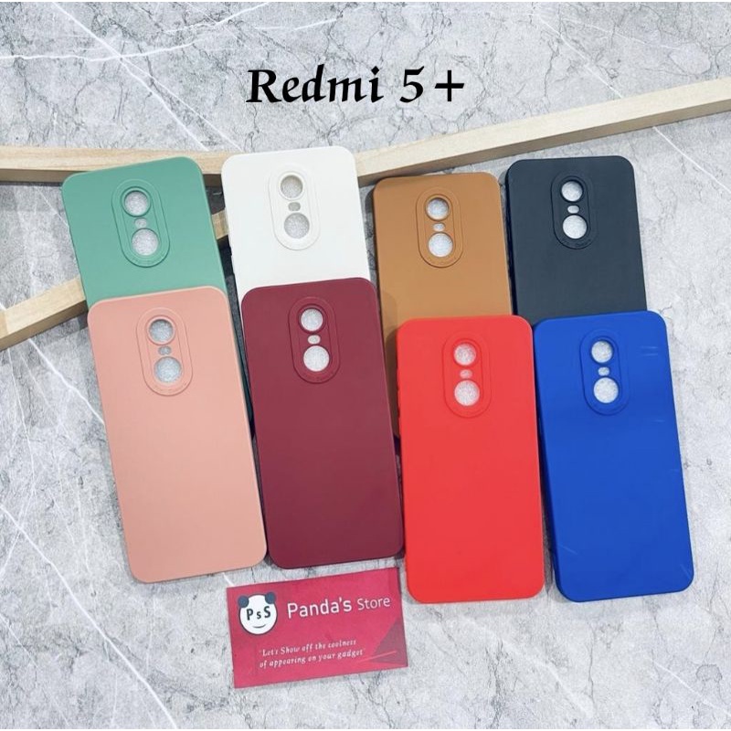 Softcase Pro Camera Redmi 5+ Candy Case Full Color 3D Silikon TPU