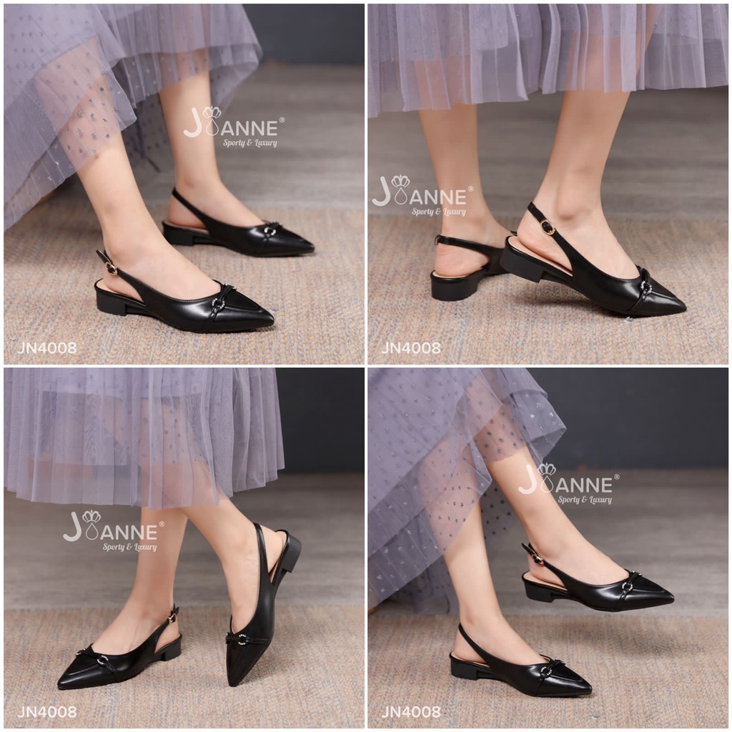 JOANNE Slingback Low Heels Shoes #JN4008 ORIGINAL