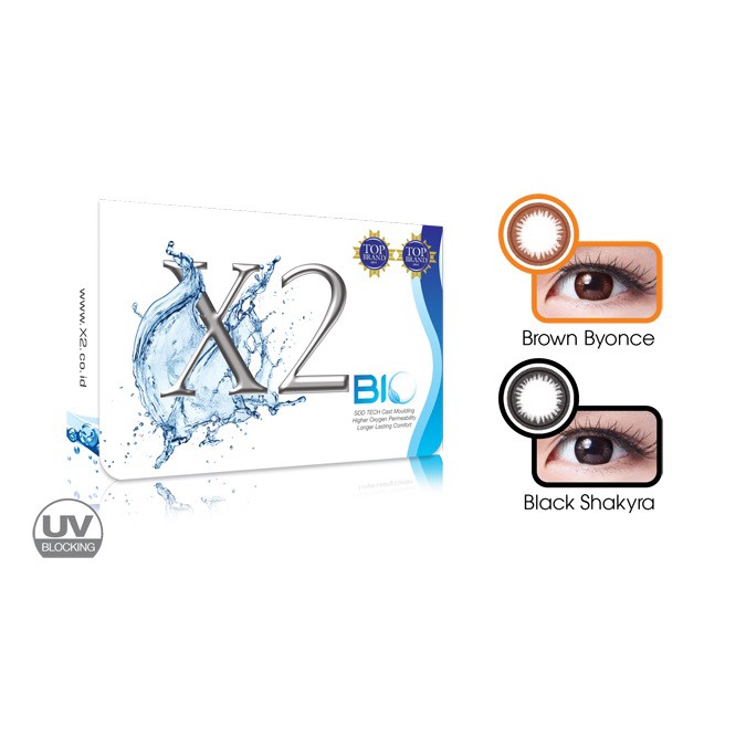 Softlens X2 Bio Exoticon + FREE LENSCASE