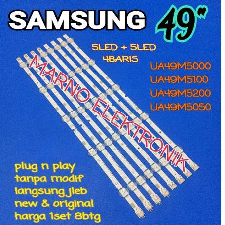 LAMPU BL BACKLIGHT LED TV SAMSUNG 49 INCH UA49M5000AK UA 49M5000 AK UA49M5000 AK 49 IN UA49M5100AK U