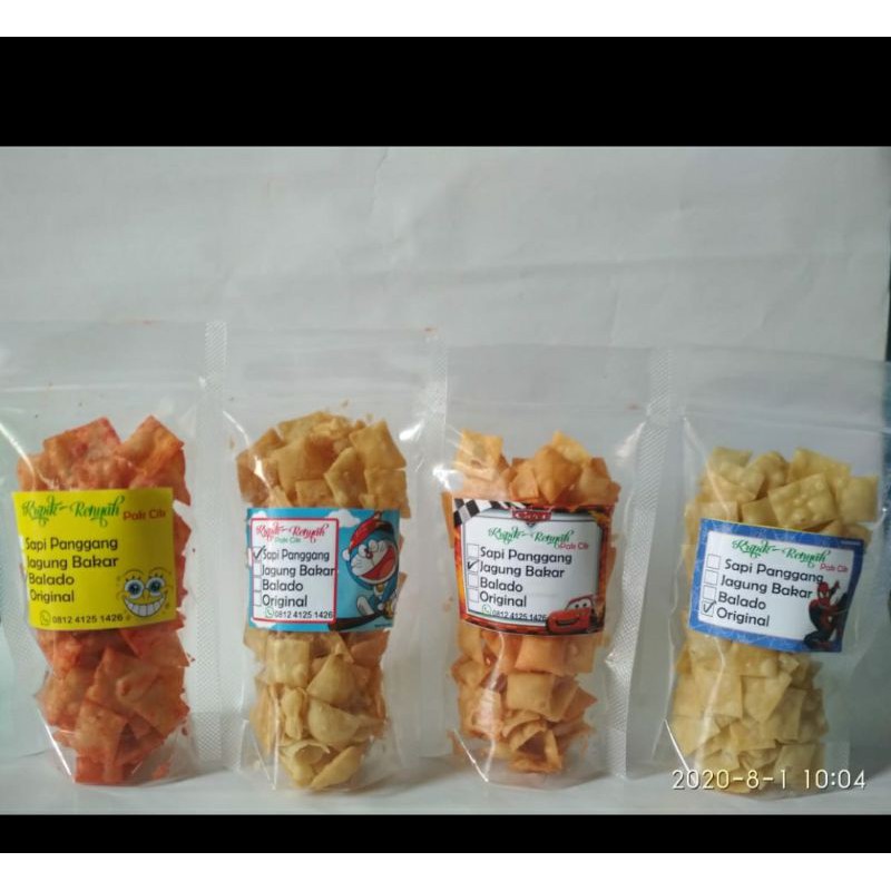 

Kripik Pangsit Renyah