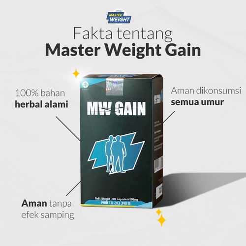 Master Weight Gain Extra Strong Penggemuk Badan Distributor Resmi Original 100%