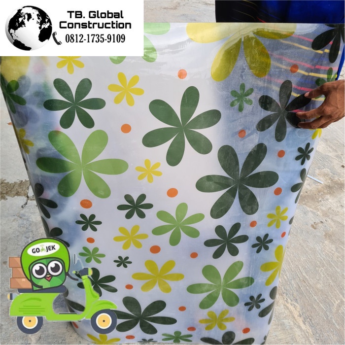 Diskon Fiber Pagar Motif Bambu Tulip Bunga Berkualitas
