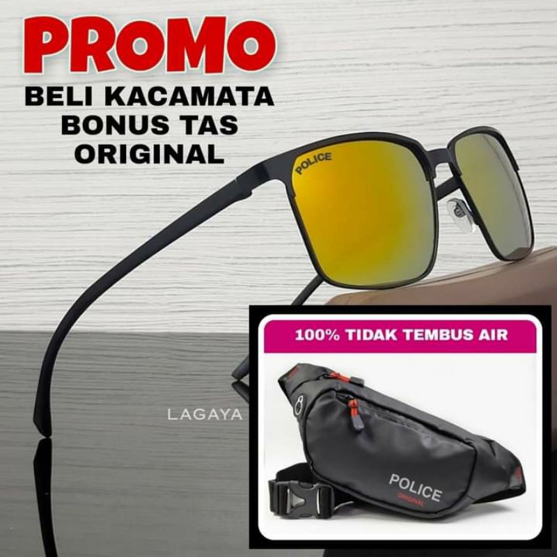 Kacamata POLISI 5113 GRATIS TAS ORIGINAL exclusive