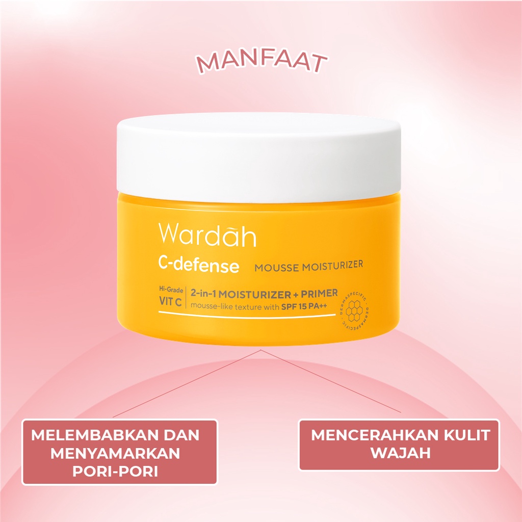 Skinhouseid Wardah C Defense Paket Skincare Kecantikan Pemutih Pencerah Wajah Halal BPOM