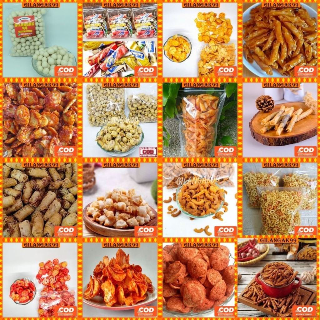 

Cemilan Pedas Manis Gurih 250 Gram
