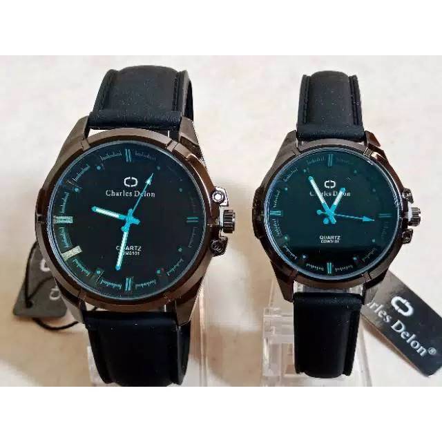 jam tangan couple charles delon anti air ORI murah