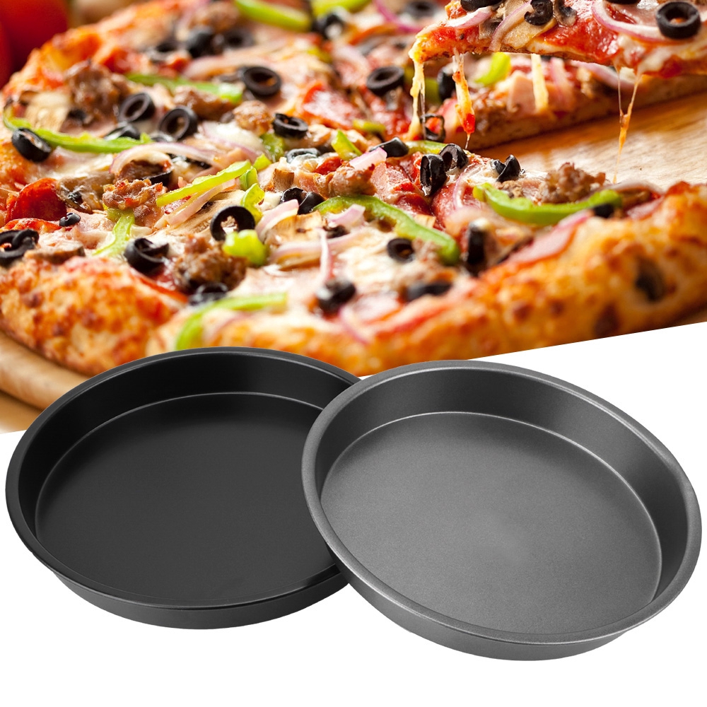 6 Holes Cake Baking Pan / Non-stick Cupcake Pan Muffin  Tray /  Round Pizza Cupcake Mold / Baking Bread Pan Bakeware Biscuit Pan