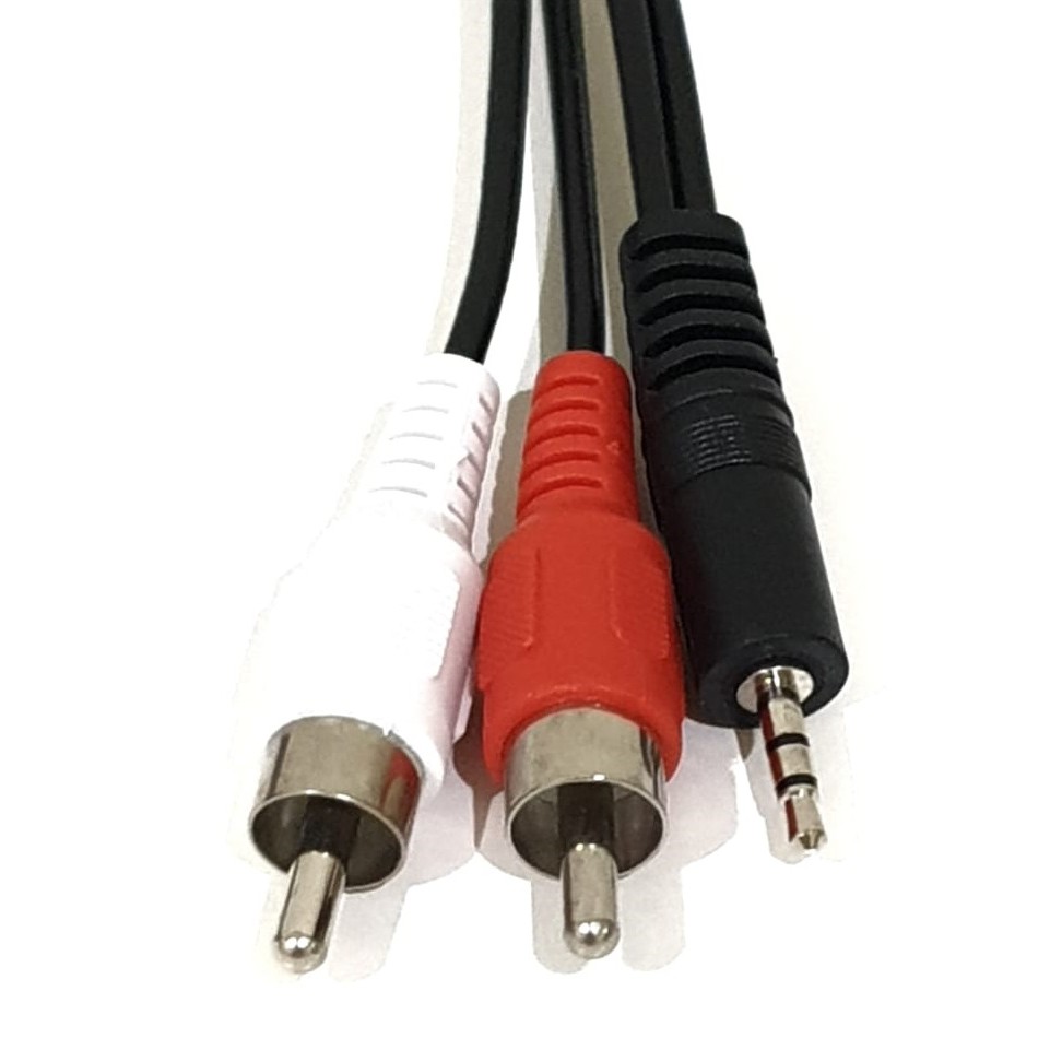 Kabel AV to Aux 2.5 RCA AV male to AUX 2.5 male AUX AV RCA