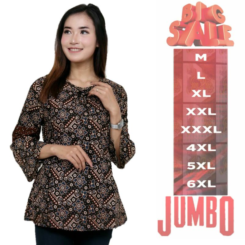 Batik jumbo BIG SIZE JUMBO XXL XXXL 3L 4L 5L MURAH BATIK JUMBO COUPLE 
