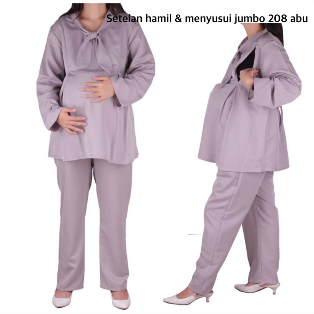 Setelan Hamil &amp; Menyusui Jumbo ST208