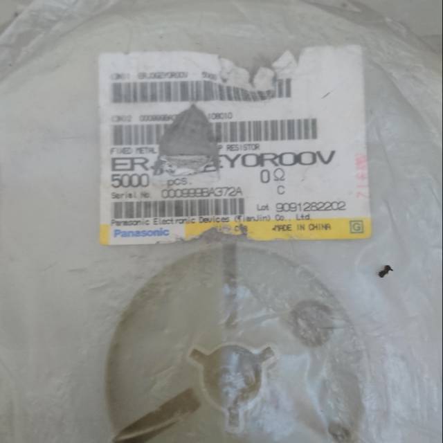 R smd ukuran 0 r tipe 0805