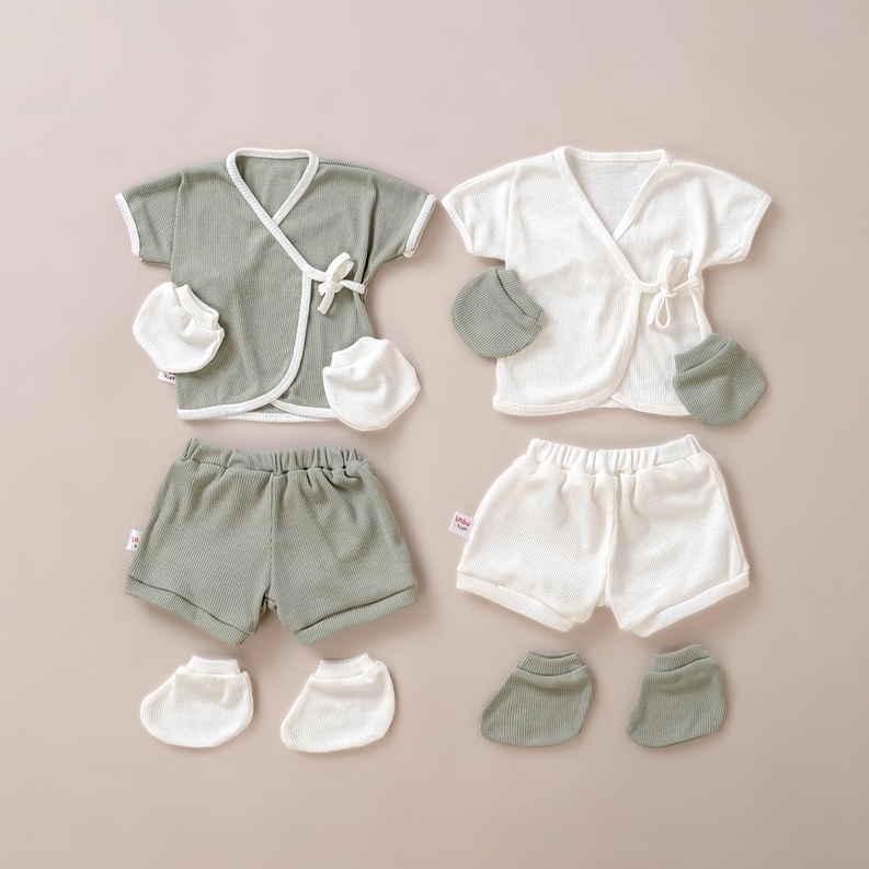 Labu Kids - Kimono Set | Baju Bayi Kimono Atasan Bawah Setelan Rumah Baju Anak Bayi Atasan Bawahan Celana Santai Kimono