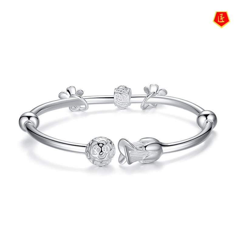 [Ready Stock]Fashion Creative Exquisite Balls Roses Bracelet