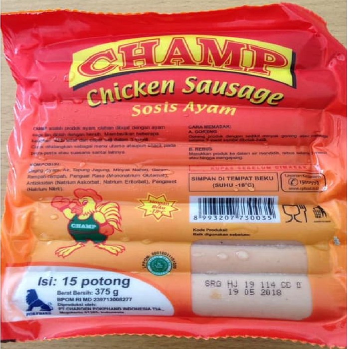 

☀FICUNGSTORE☀Champ Sosis Ayam Champ 375gr