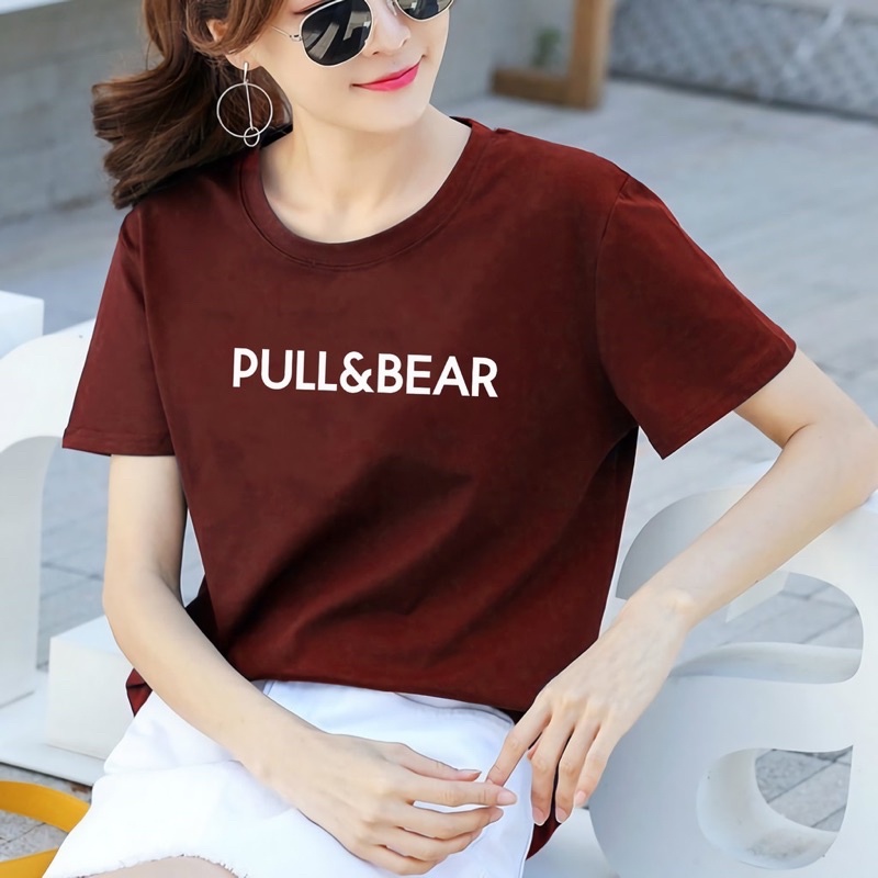 kaos pull&amp;bear kaos wanita kaos pria kaos distro kaos terlaris