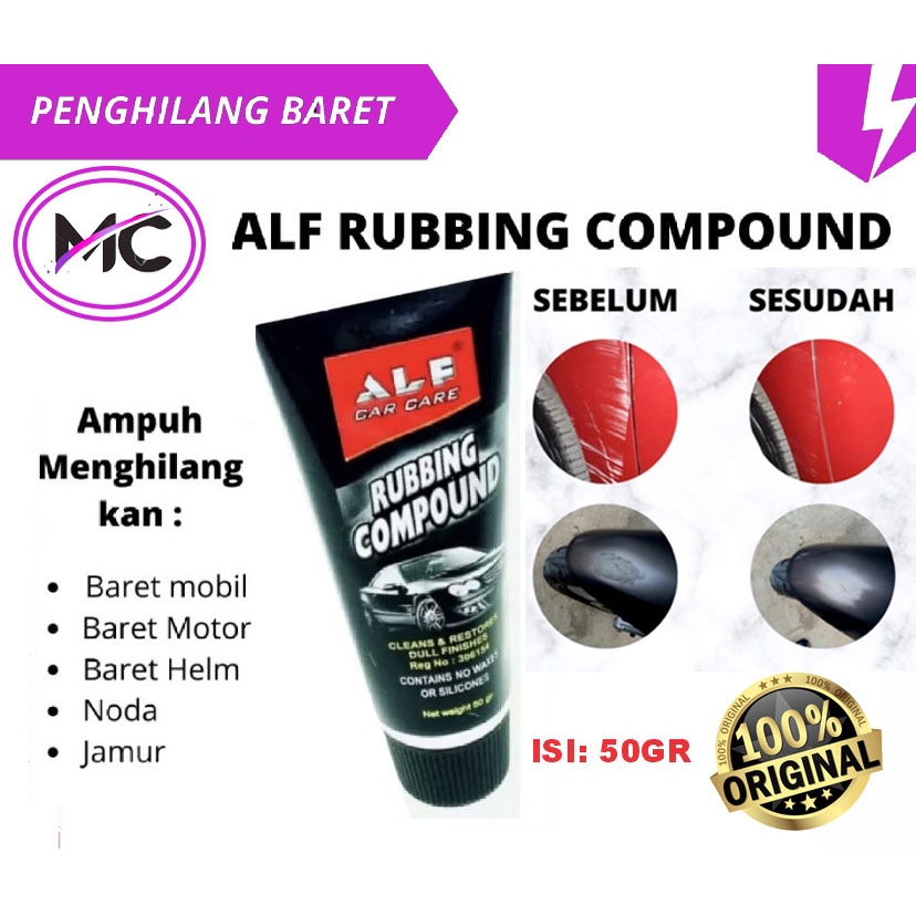 Compound Mobil Motor Motor Rubbing Kompon Car Care Untuk Poles Mobil Penghilang Baret Lecet Praktis