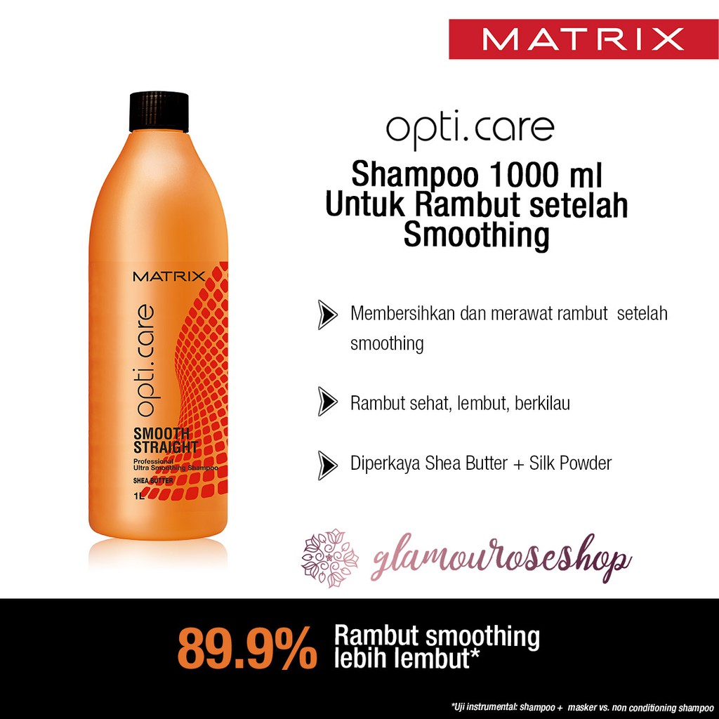 ❤️Glamouroseshop❤️ Matrix Opti.care Smooth Straight Shea Butter 1Liter