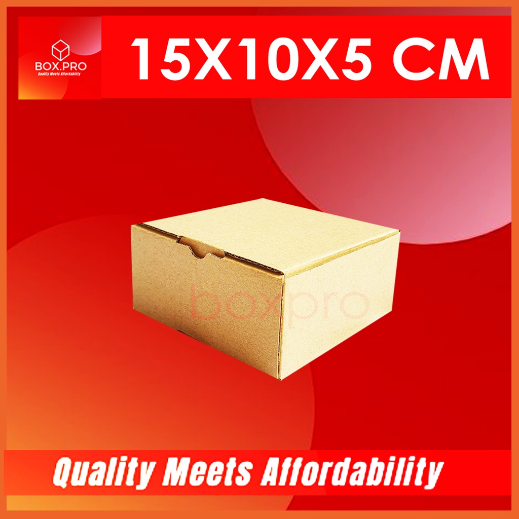 

Kardus Dus uk 15x10x5 cm (ECER) Die Cut Box Kotak Packing Aksesoris Baju Makanan Pizza Hijab Kue