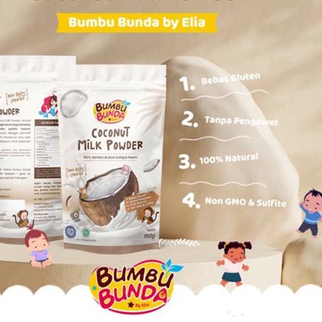 

Bumbu Bunda by Elia Organic Coconut Milk Powder Santan Bubuk Organik 100% Kelapa Murni Non Pengawet Gluten Free Sumber Serat