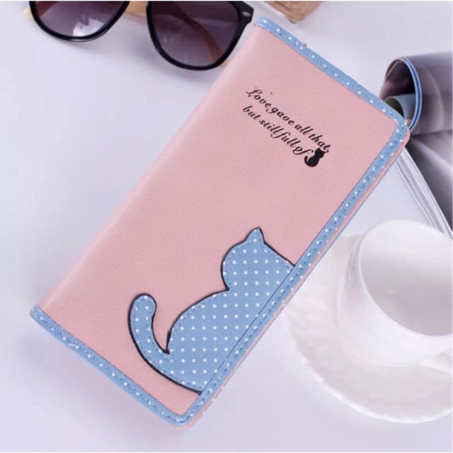 A1 Promo Dompet Wanita Lucu Elegan Bahan Taiga Ukuran 19x9 Warna Ungu Tosca Biru Hitam Fanta Murah