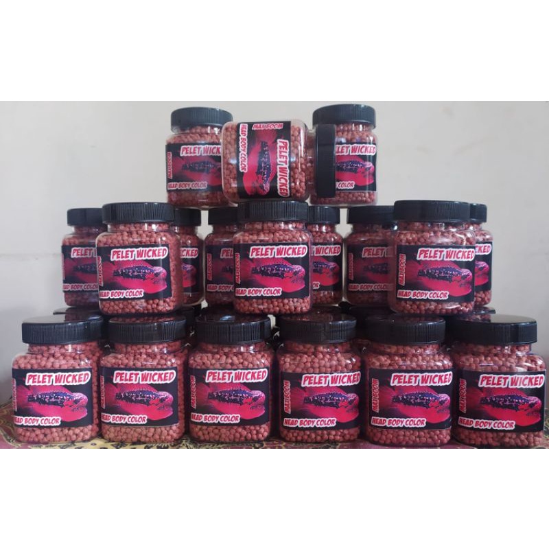 Pelet Ikan Louhan Maxx Boom Carophyll pink tidak mudak setres