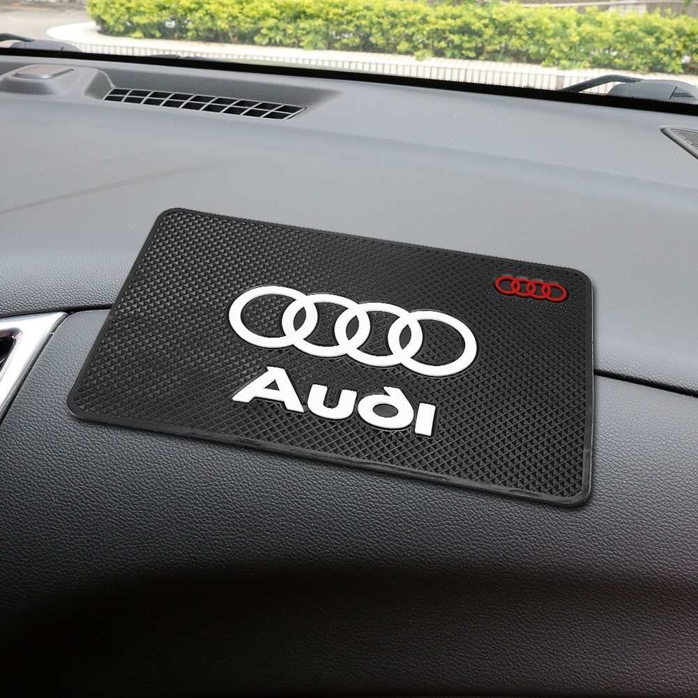 Non-slip Mat Dashboard Mobil Tikar Lengket untuk Audi RS Garis A3 A4 A5 A6 A7 A8 Q2 Q3 Q4 Q5 Q6 Q7 Q8