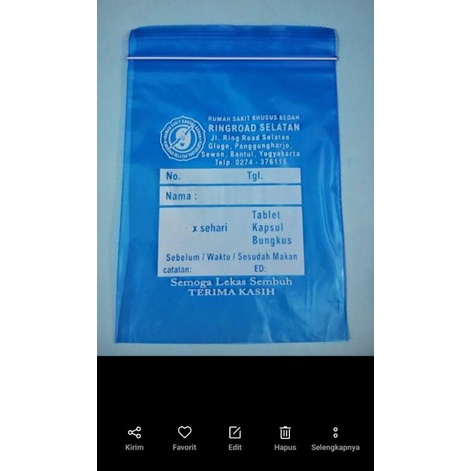 

sablon plastik klip obat