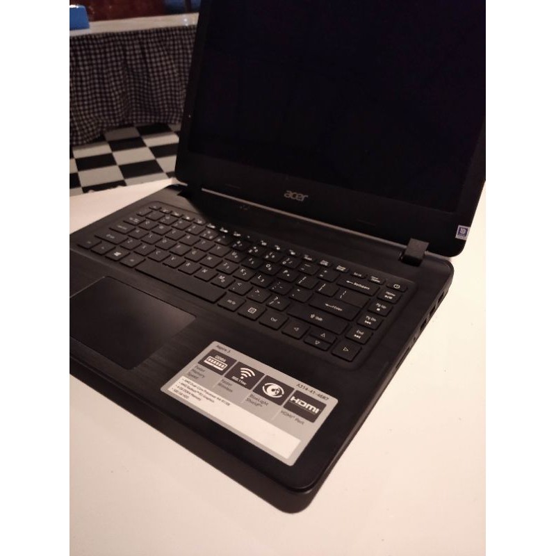 ACER a314 amd A4 9120e ram 4 gb ddr4 normal jaya