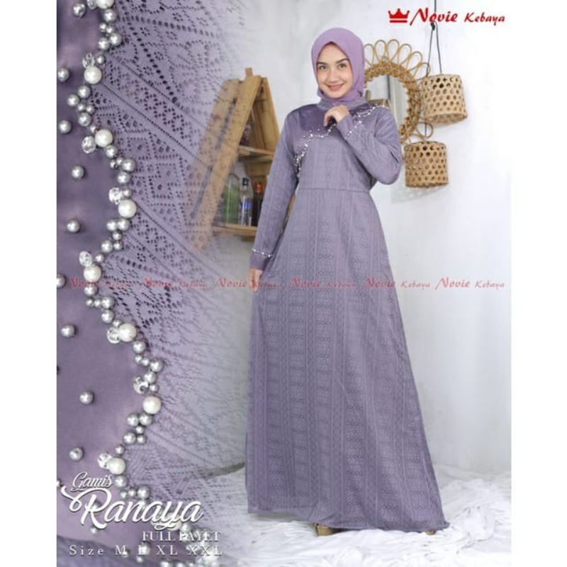 Produk original gamis pesta terbaruu!!gamis brukat pesta//dresss modern