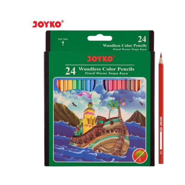 

Pus PENSIL WARNA JOYKO 24 WARNA COLOUR CP-104