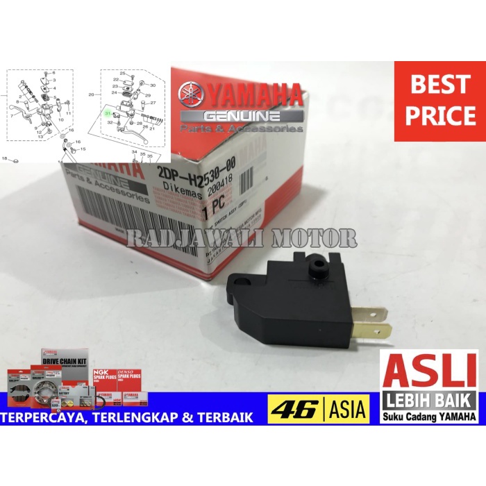 Switch Rem Kiri Belakang Nmax Asli Original Yamaha
