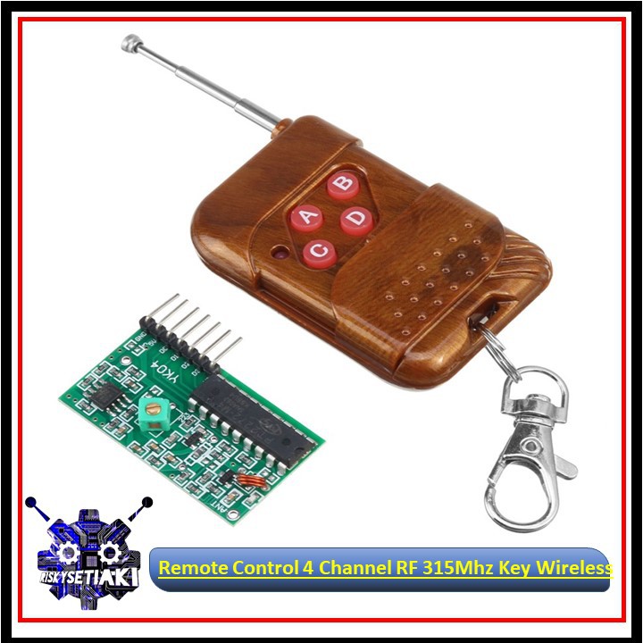 Remote Control 4 Channel RF 315Mhz Key Wireless