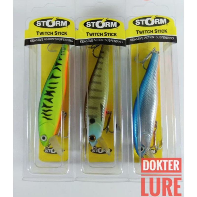 LURE Minnow STORM TWITCH STICK Suspending 18gr 10cm