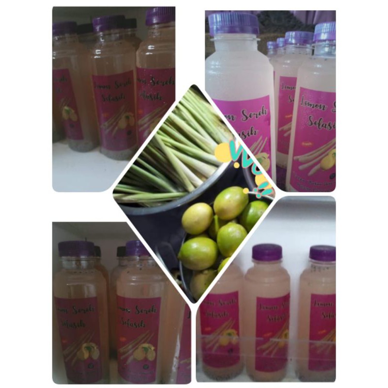 

air lemon sereh selasih