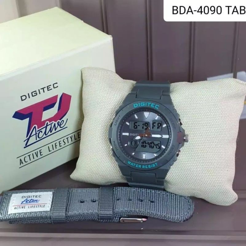 Jam Tangan wanita New DIGITEC TYPE BDA 4090 free strap kanvas original