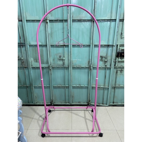 Tiang Ayun Stand Ayunan Bayi Malaysia Bahan Besi Warna Biru dan Pink