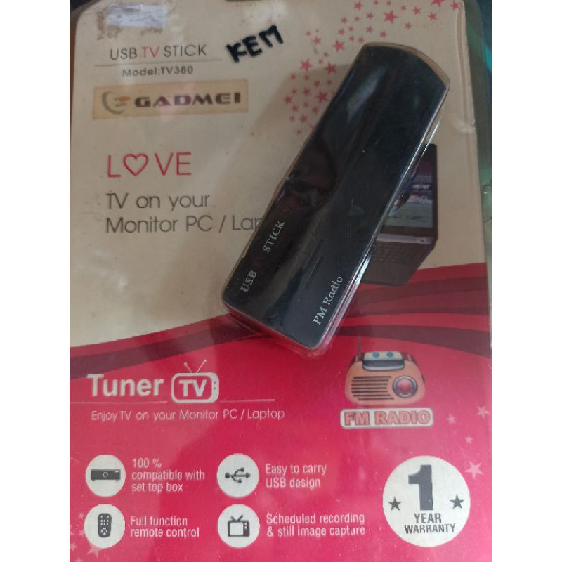 tv tuner gadmei tv380