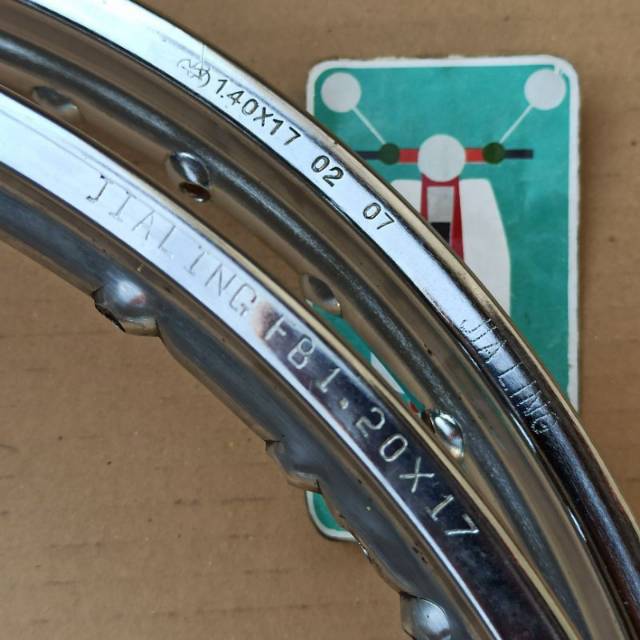 velg jialing kancil ring 17 120 140 ori original second bekas pnp honda c70 astrea 800 star prima