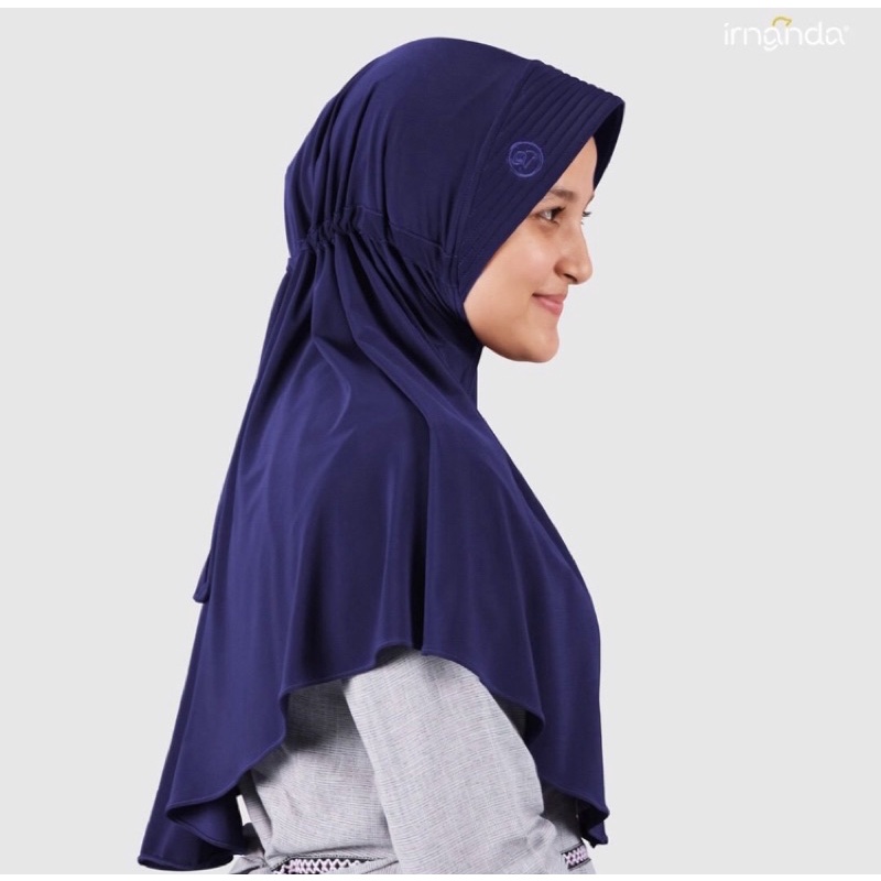 Bergo Sheza standar dan Jumbo Jersey ITY  Premium Hijab Kerudung Polos by:irnanda