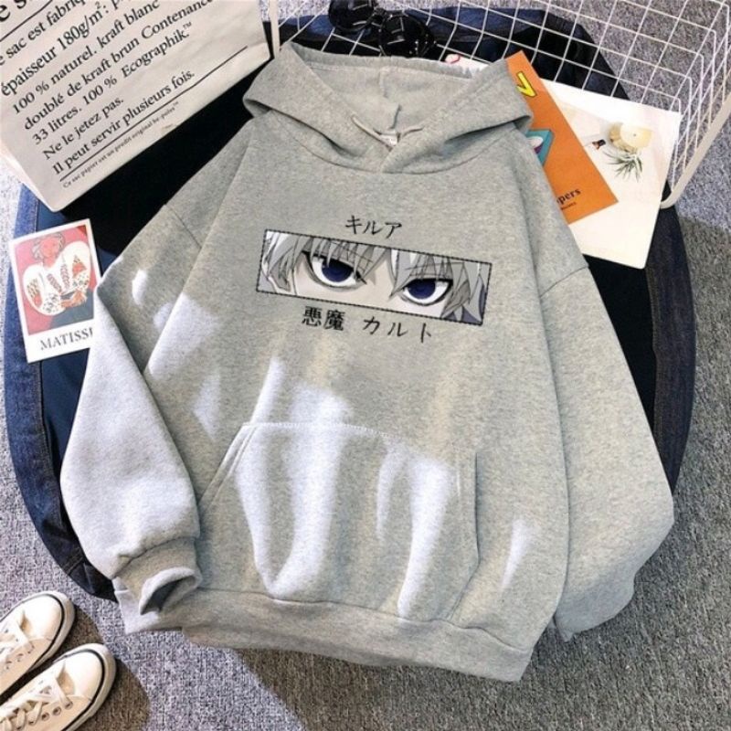 HOODIE PRIA JAKET SWEATER PREMIUM KILLUA LENGAN PANJANG FASHION DISTRO