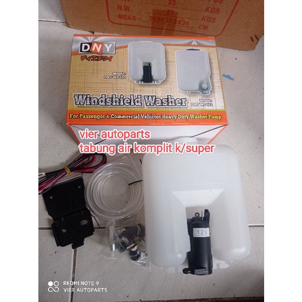 Tabung Air Wiper Komplit Kijang Super