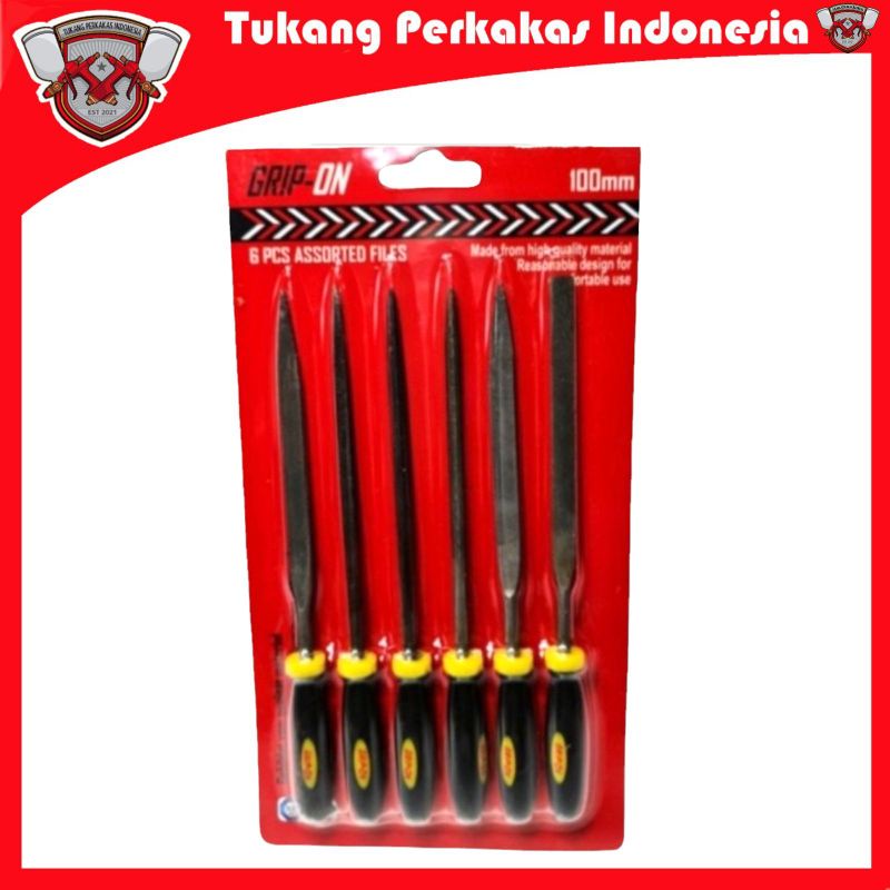 Kikir Set 6pcs 4 inch Kikir gergaji set Kikir segitiga