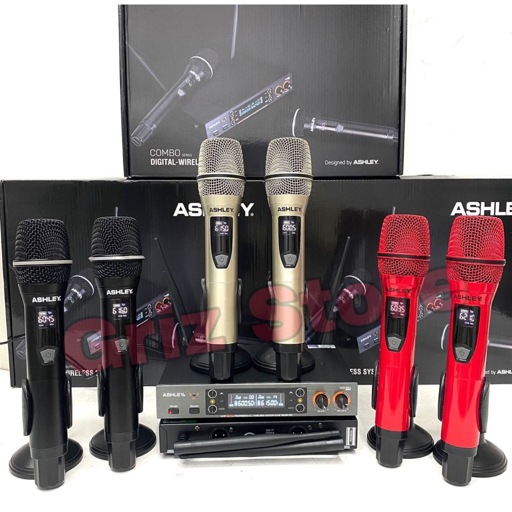 Mic Wireless Ashley Combo Original New model Ashley Freedom