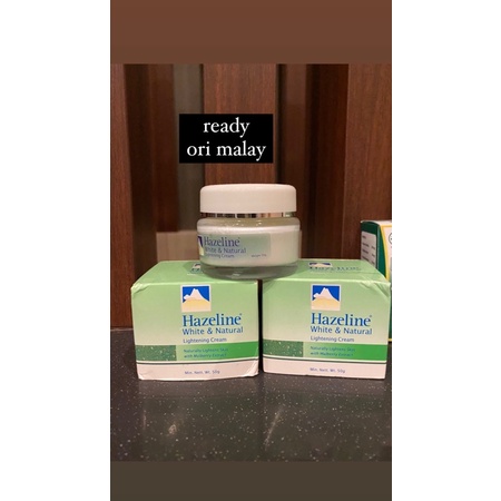 hazeline cream warna hijau ori malaysia