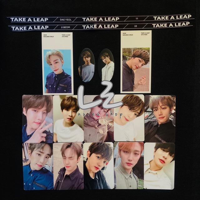 GOLDEN CHILD - Take A Leap (Photocard : Daeyeol Y Jangjun Seungmin Jaehyun Jibeom Joochan Bomin)