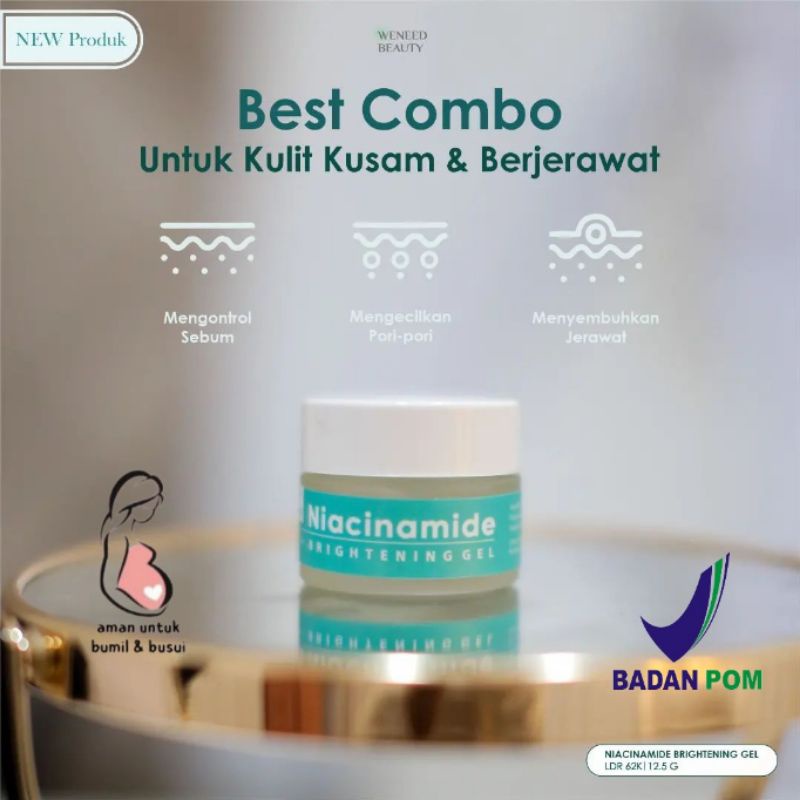 Weneed Beauty Niacinamide Brightening Gel Red Jelly