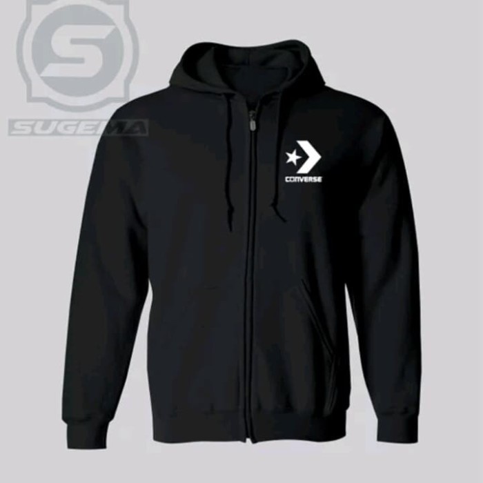 HOODIE JAKET SWEATER ZIPPER CONVERSE JAKET DISTRO